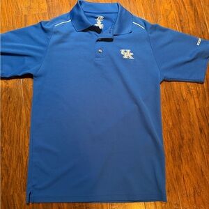 Kentucky Wildcats Blue Polo Shirt size small
